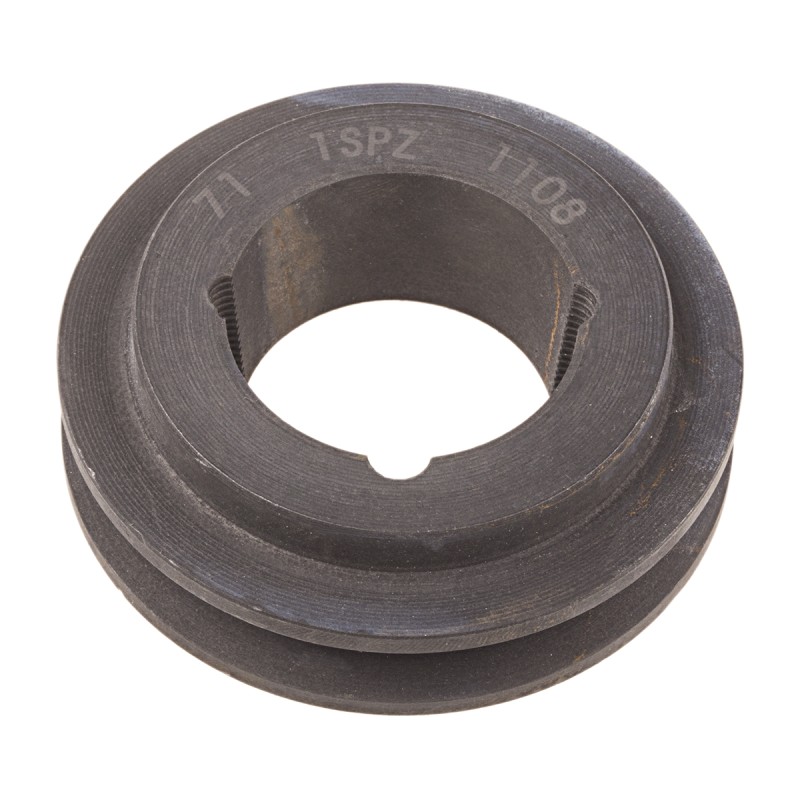 1 pcs - RS PRO Pulley, Cast Iron, Steel