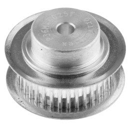 1 pcs - RS PRO Timing Belt Pulley, Aluminium, Zinc Plated Steel 6.4mm Belt Width x 2mm Pitch, 36 Tooth