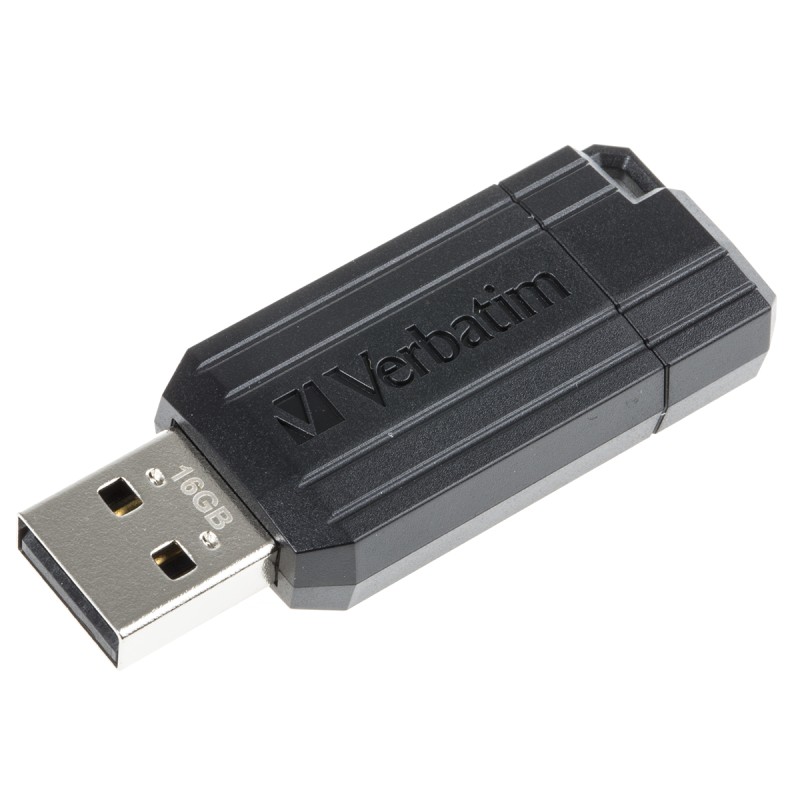 1 pcs - Verbatim PinStripe 16 GB USB 2.0 USB Stick