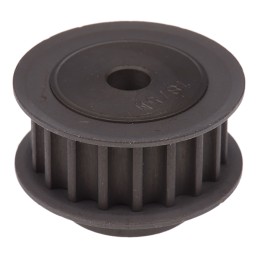 1 pcs - RS PRO Timing Belt Pulley, Steel 9mm Belt Width x 5mm Pitch, 18 Tooth