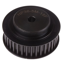 1 pcs - RS PRO Timing Belt Pulley, Steel 15mm Belt Width x 5mm Pitch, 36 Tooth