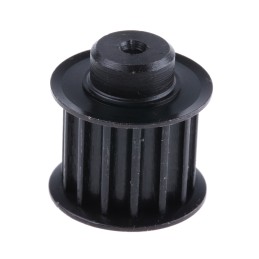 1 pcs - RS PRO Timing Belt Pulley, Steel 15mm Belt Width x 5mm Pitch, 14 Tooth