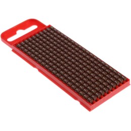 1 Bag of 200 - HellermannTyton WIC1 Snap On Cable Markers, Brown, Pre-printed '1', 2 - 2.8mm Cable