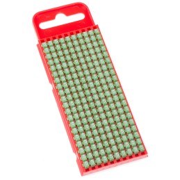 1 Bag of 200 - HellermannTyton WIC1 Snap On Cable Markers, Green, Pre-printed '5', 2 - 2.8mm Cable