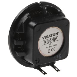 1 pcs - Visaton 50mm dia 2W nom Full Range Speaker Driver, 50Ω, 180 Hz - 17 kHz