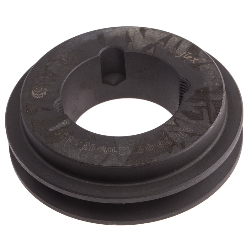1 pcs - RS PRO Pulley, Cast Iron, Steel