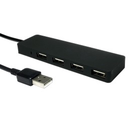 1 pcs - RS PRO 4 Port USB 2.0 USB A Hub, USB Powered, 105 x 30 x 10mm