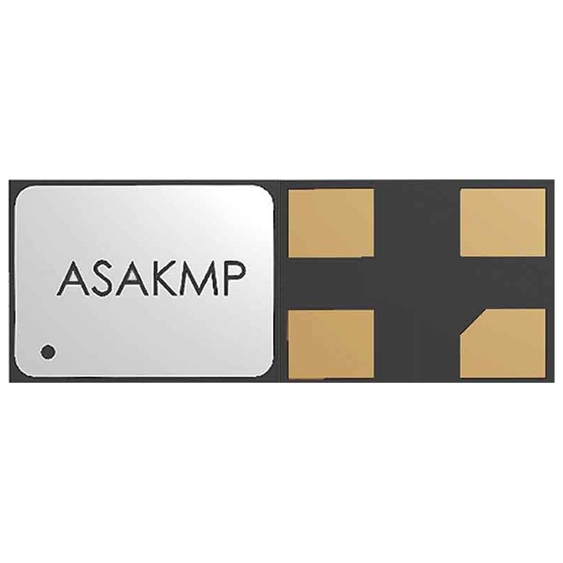 3000 pcs - Abracon, 32.76kHz XO Oscillator, ±10ppm CMOS, 4-Pin SMD ASAKMPD1-32.768KHZ-T3