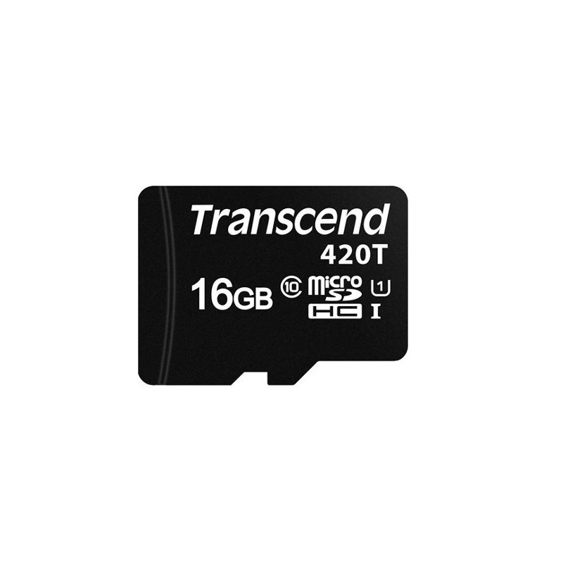 1 pcs - Transcend 16 GB MicroSDHC Micro SD Card, C10, U1