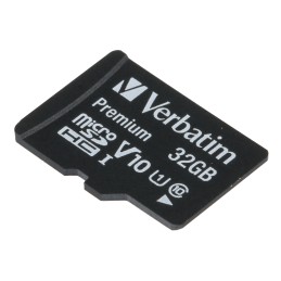 1 pcs - Verbatim 32 GB MicroSDHC Micro SD Card, Class 10