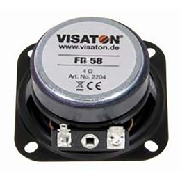 1 pcs - Visaton 58.5mm dia 10W nom Full Range Speaker Driver, 4Ω