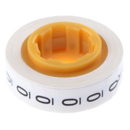 3 pcs - 3M Adhesive Cable Markers, Pre-printed '0'