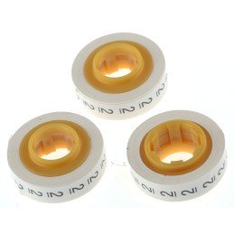 3 pcs - 3M Adhesive Cable Markers, White, Pre-printed '2'
