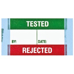 1 Bag of 50 - Brady Adhesive Pre-Printed Adhesive Label. Quantity: 50