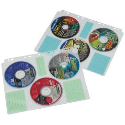 1 pcs - HAMA Clear CD Sleeves, Quantity10
