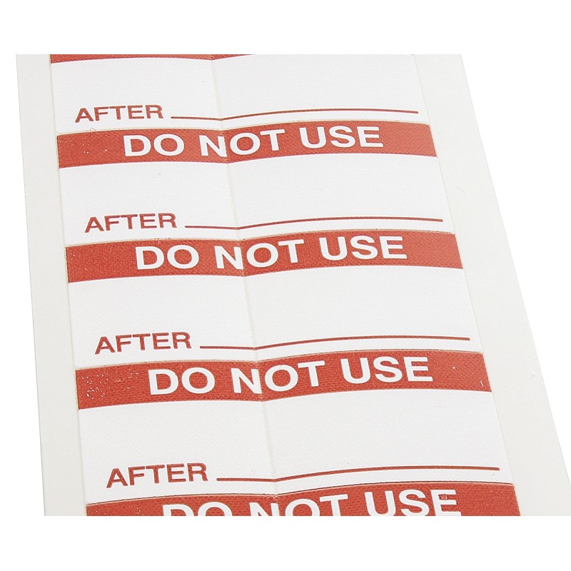 1 Bag of 140 - RS PRO Adhesive Pre-Printed Adhesive Label-Do Not Use-. Quantity: 140
