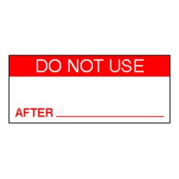 1 Bag of 140 - RS PRO Adhesive Pre-Printed Adhesive Label-Do Not Use-. Quantity: 140