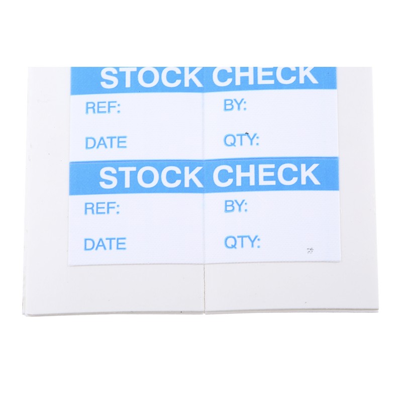 1 Bag of 140 - RS PRO Adhesive Pre-Printed Adhesive Label-Stock Check-. Quantity: 140