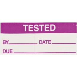 1 Bag of 140 - RS PRO Adhesive Pre-Printed Adhesive Label-Tested-. Quantity: 140