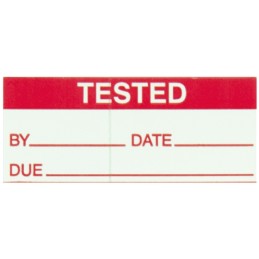 1 Bag of 140 - RS PRO Adhesive Pre-Printed Adhesive Label-Tested-. Quantity: 140