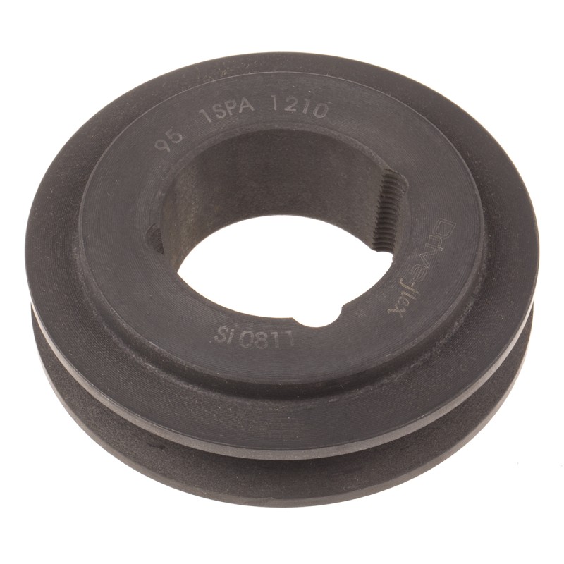 1 pcs - RS PRO Pulley, Cast Iron, Steel
