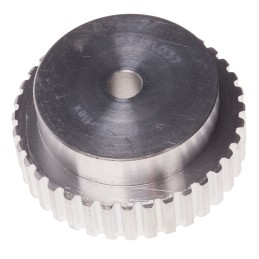 1 pcs - RS PRO Timing Belt Pulley, Aluminium 14.3mm Belt Width x 5mm Pitch, 36 Tooth