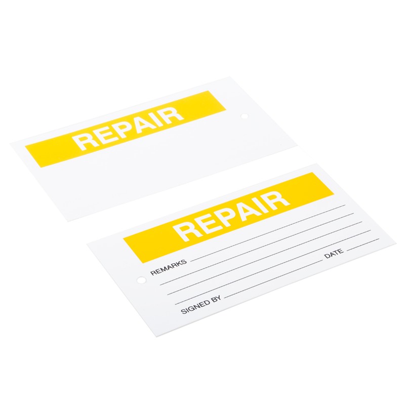 1 Bag of 10 - RS PRO Pre-Printed Label. Quantity: 1