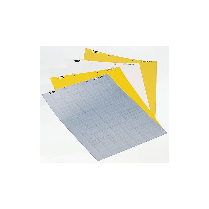1 pcs - Idento Silver Adhesive Printer Label Sheet, Pack of 154
