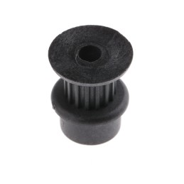 1 pcs - RS PRO Timing Belt Pulley, Glass Filled PC 6mm Belt Width x 2mm Pitch, 15 Tooth