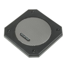 1 pcs - Visaton Black Square Speaker Grill for 10 cm/4 in, 10 cm/8 in Speaker Size