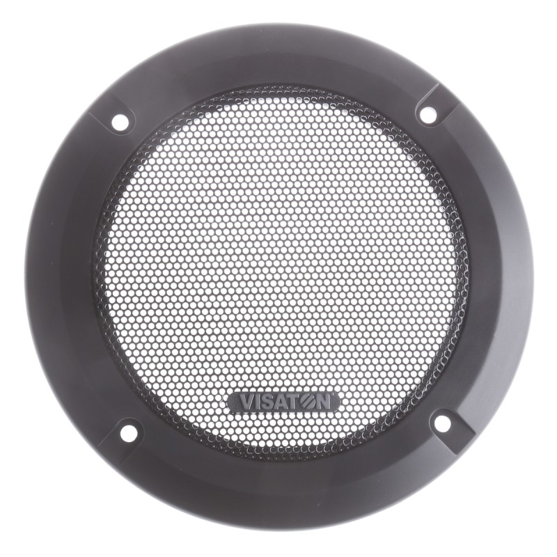1 pcs - Visaton Black Round Speaker Grill for 10 cm/4 in, 10 cm/8 in Speaker Size