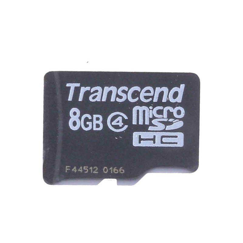 1 pcs - Transcend 8 GB MicroSDHC Micro SD Card, Class 4