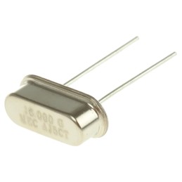 50 pcs - MERCURY 16MHz Crystal ±30ppm HC-49-US 2-Pin 10.7 x 4.3 x 3.5mm