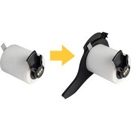 3 pcs - Brady M71 on Black Label Printer Tape, 127 mm Width