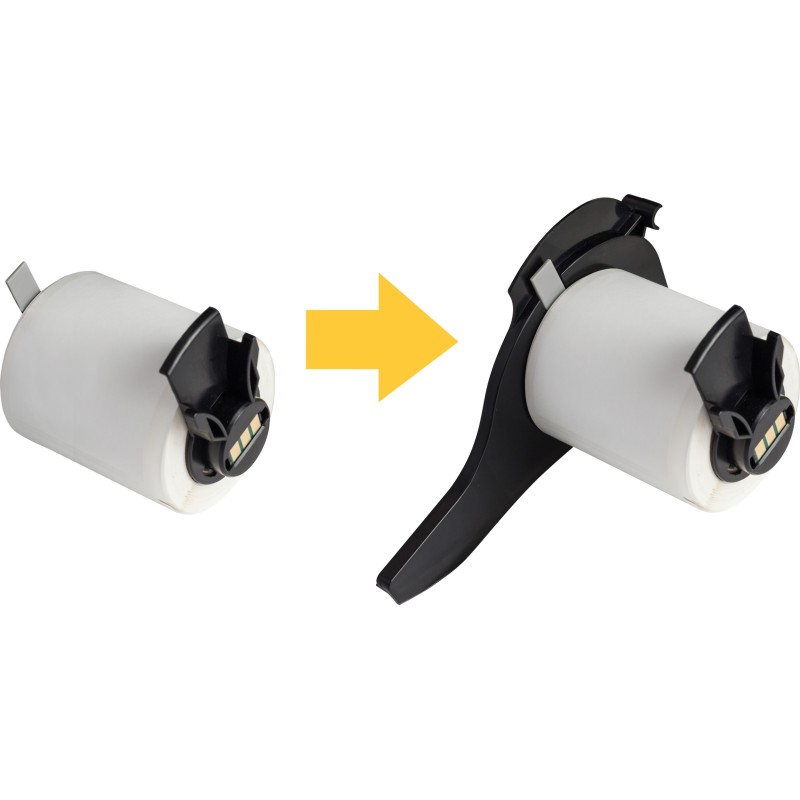 3 pcs - Brady M71 on Black Label Printer Tape, 127 mm Width