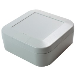 1 pcs - Takachi Electric Industrial WP Series Grey ASA Enclosure, IP67, Grey Lid, 100 x 100 x 40mm