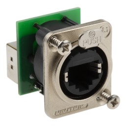 1 pcs - Neutrik RJ45 Female to RJ45 Female Adapter