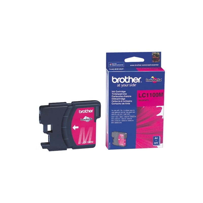 1 pcs - Brother LC1100M Magenta Ink Cartridge