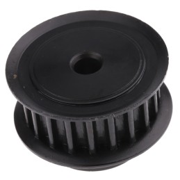 1 pcs - RS PRO Timing Belt Pulley, Steel 9mm Belt Width x 5mm Pitch, 20 Tooth