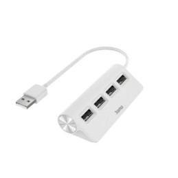 1 pcs - Hama 4 Port USB 2.0 USB A Hub, USB Powered, 8.9 x 3.8 x 2.2cm