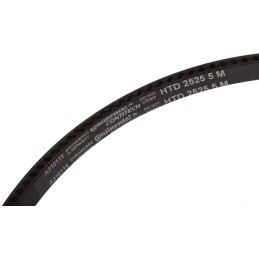 1 pcs - Contitech HTD 2525-5M-09 Timing Belt, 505 Teeth, 2525mm Length, 9mm Width