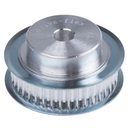 1 pcs - RS PRO Timing Belt Pulley, Aluminium 6mm Belt Width x 2.5mm Pitch, 40 Tooth