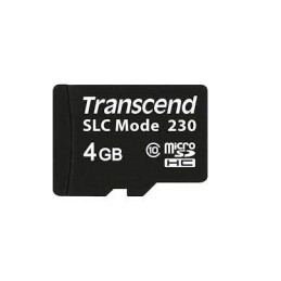 1 pcs - Transcend 4 GB MicroSDHC Micro SD Card, Class 10