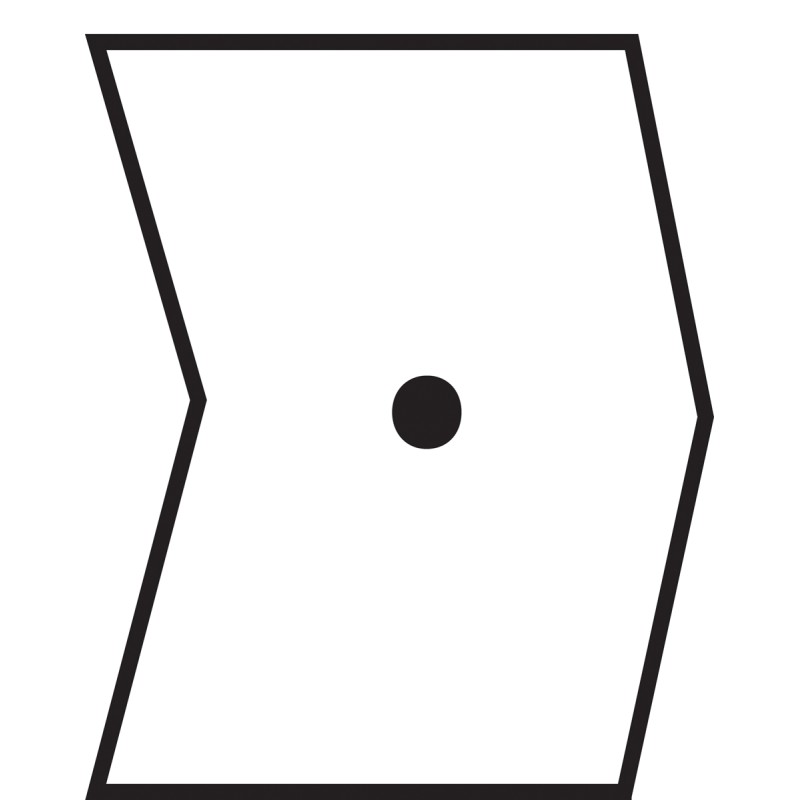 1 Reel of 1000 - HellermannTyton HGDC Slide On Cable Markers, Black on White, Pre-printed '.', 2 - 5mm Cable