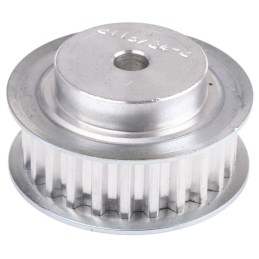 1 pcs - RS PRO Timing Belt Pulley, Aluminium 10mm Belt Width x 5mm Pitch, 24 Tooth