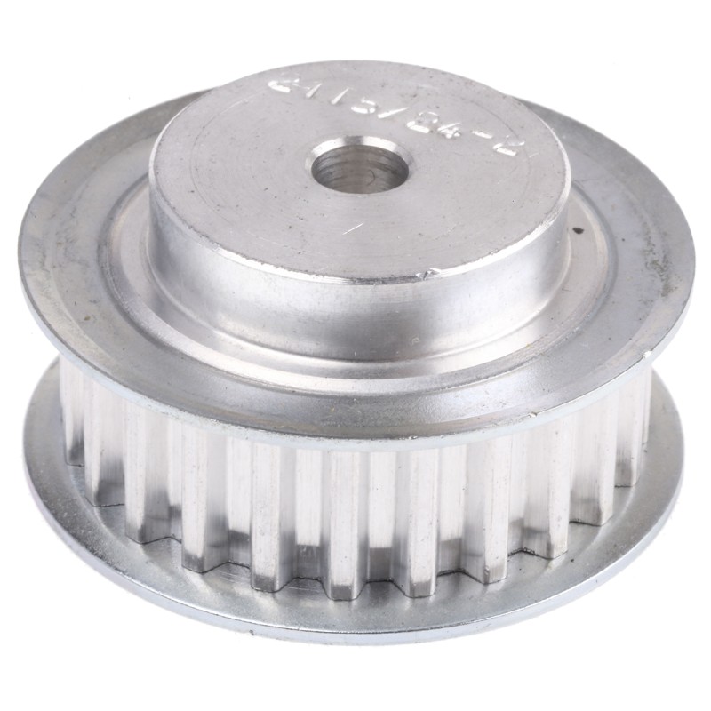 1 pcs - RS PRO Timing Belt Pulley, Aluminium 10mm Belt Width x 5mm Pitch, 24 Tooth