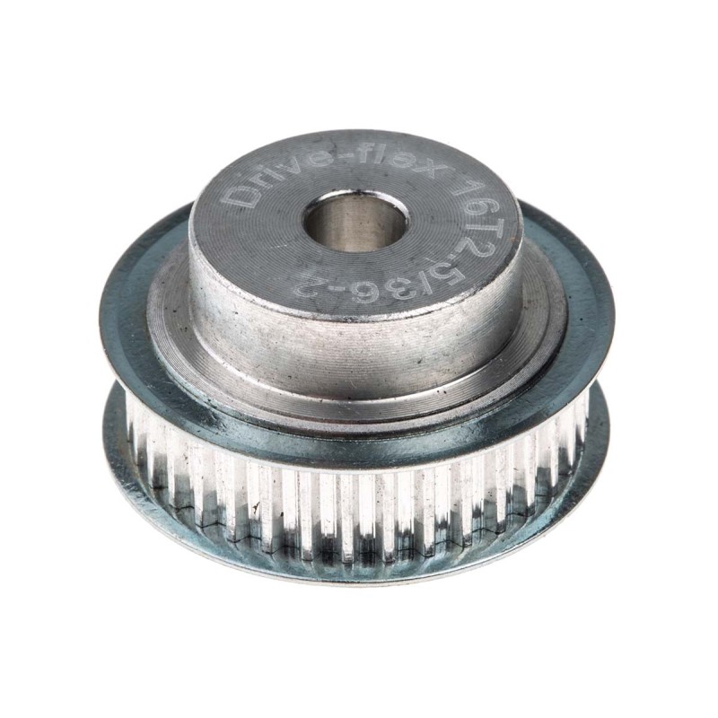 1 pcs - RS PRO Timing Belt Pulley, Aluminium 6mm Belt Width x 2.5mm Pitch, 36 Tooth