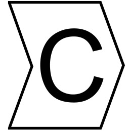 1 Reel of 1000 - HellermannTyton HGDC Slide On Cable Markers, Black on White, Pre-printed 'C', 2 - 5mm Cable