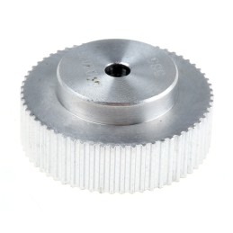 1 pcs - RS PRO Timing Belt Pulley, Aluminium 6.4mm Belt Width x 2mm Pitch, 60 Tooth