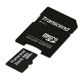 1 pcs - Transcend 32 GB MicroSD Micro SD Card, Class 10
